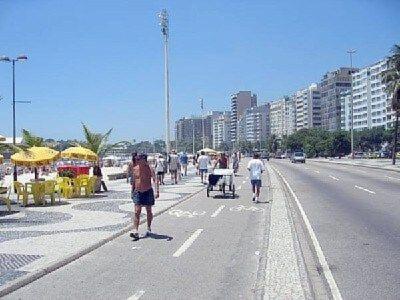 Vista Lateral Praia De Copacabana Rio de Janeiro Exterior photo